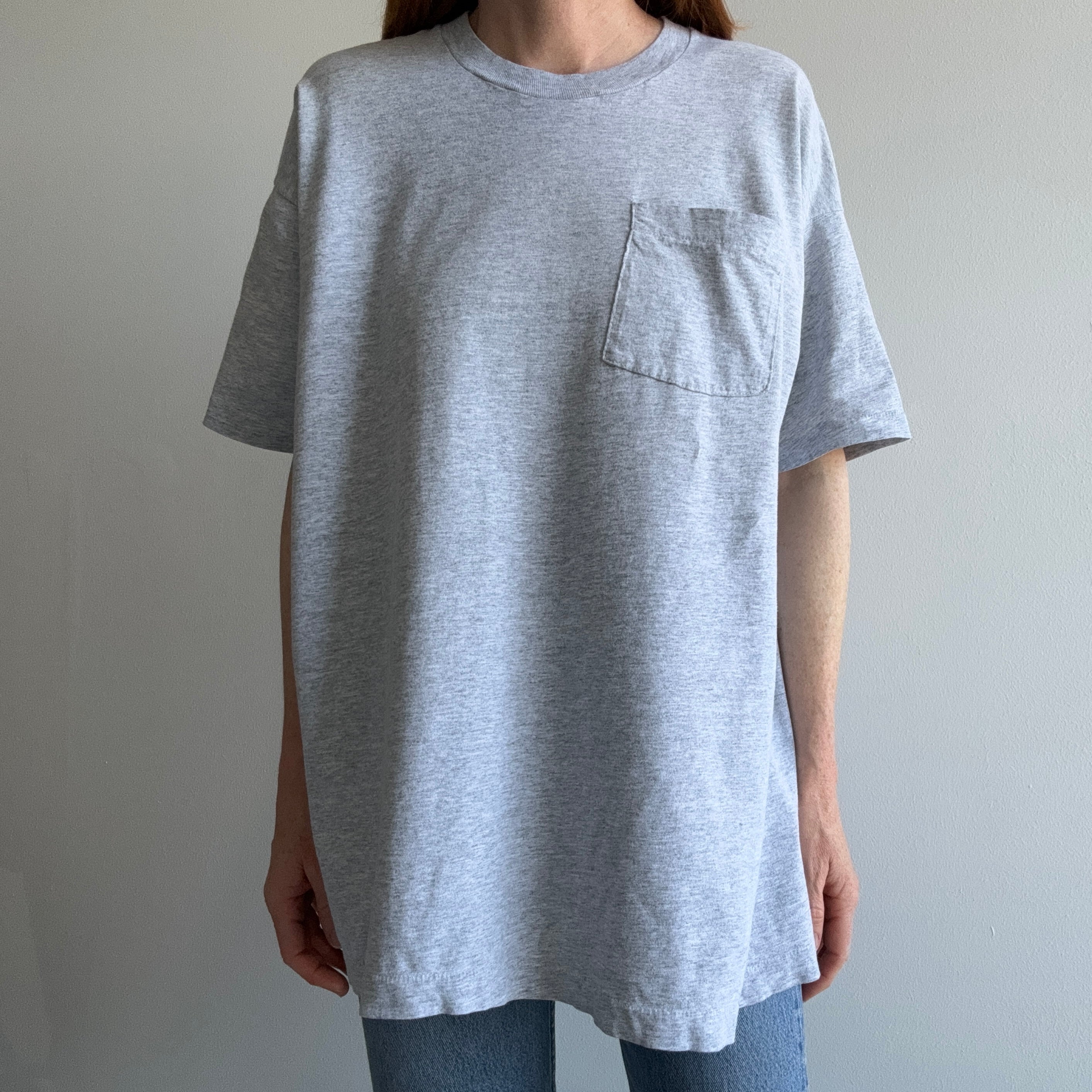 1980s FOTL Gray Pocket T-Shirt (XXXL tagged)