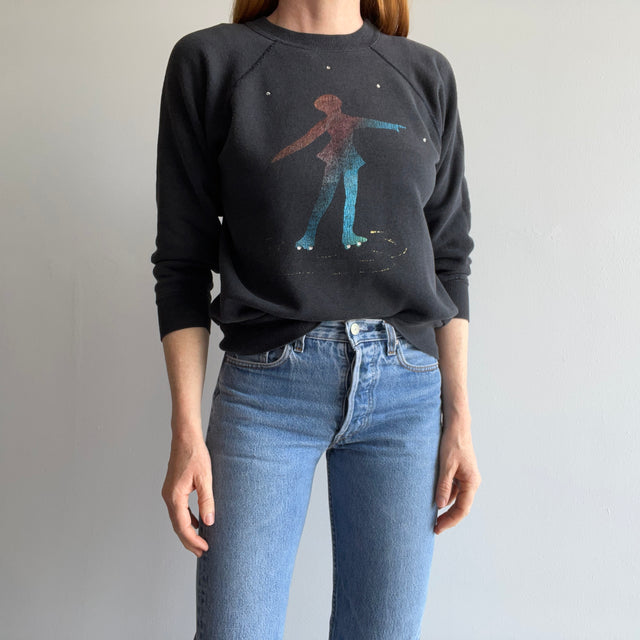1980s DIY? Roller Skating Sweatshirt