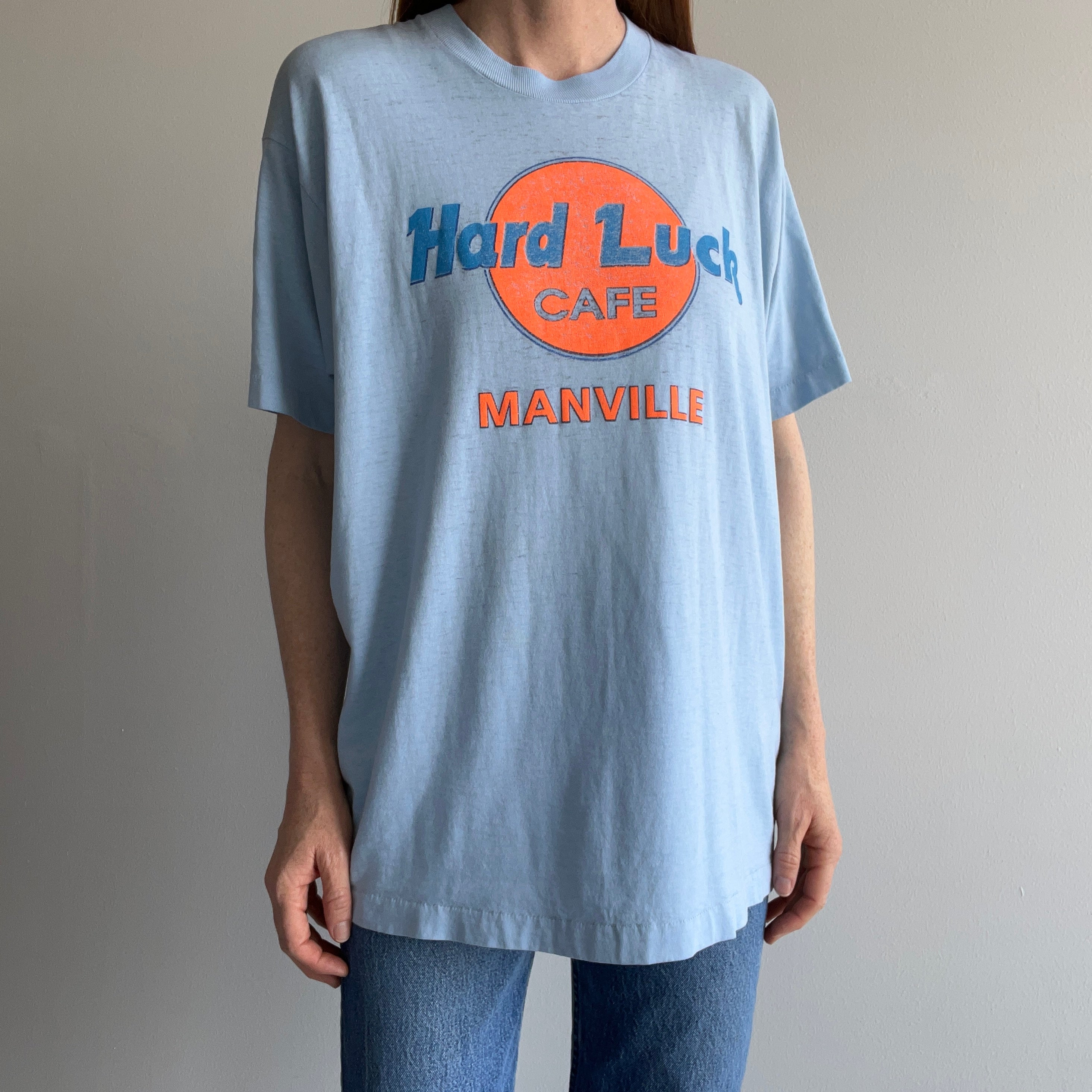 1990s Thinned Out Hard Luck T-Shirt