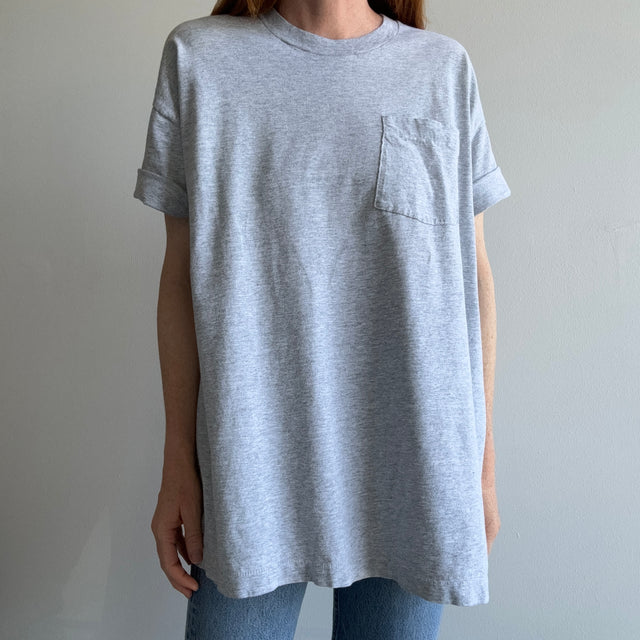 1980s FOTL Gray Pocket T-Shirt (XXXL tagged)