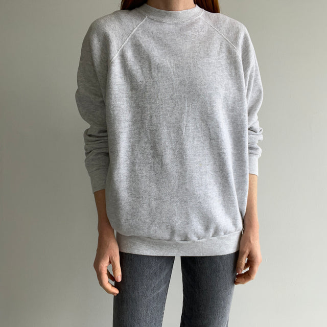 1990s Light Gray Tultex Sweatshirt