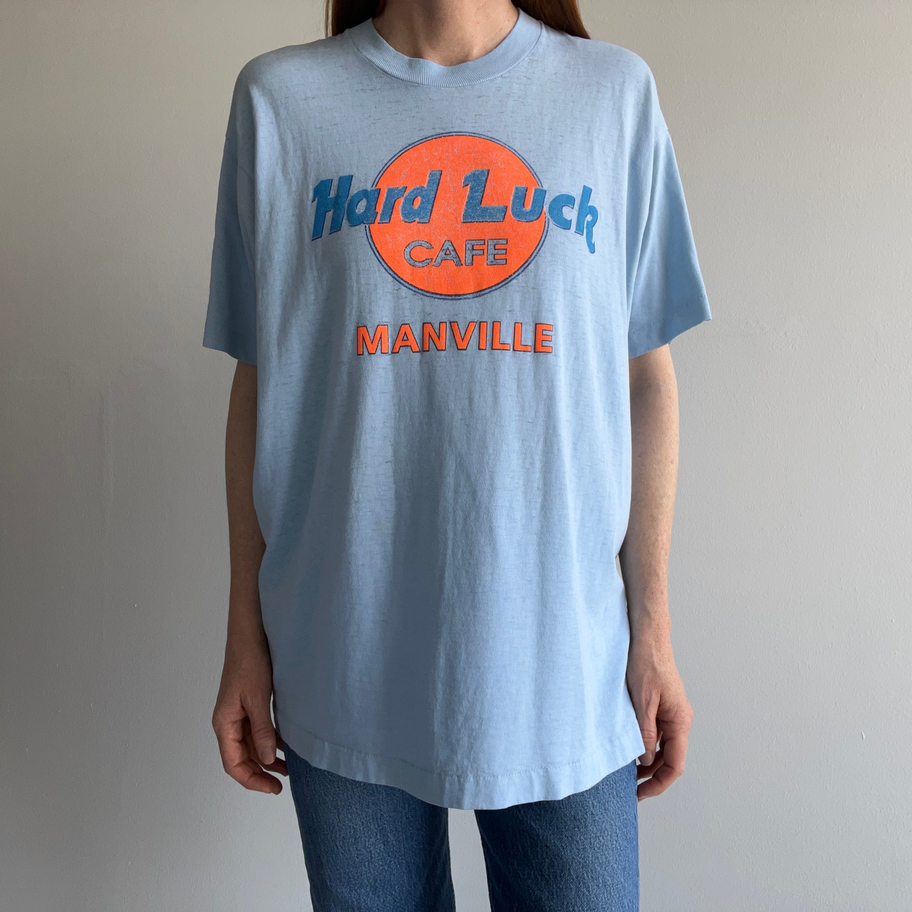 1990s Thinned Out Hard Luck T-Shirt