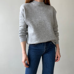 1980s Blank Gray Sweatshirt