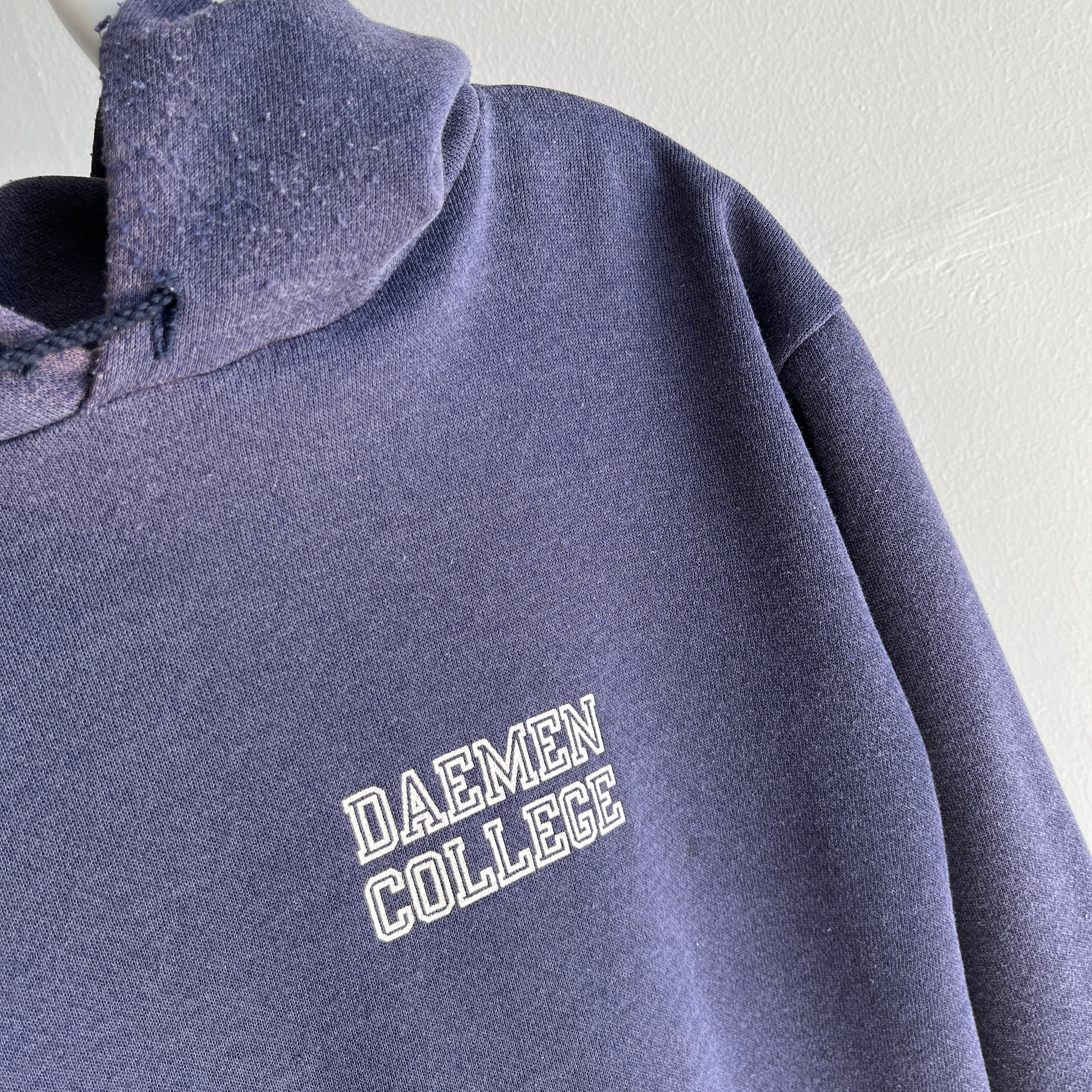 1980s Daemen College - University of Amherst - Worn Out Hoodie