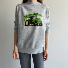 1980s Mean Green Tractor Sweatshirt - BOOM