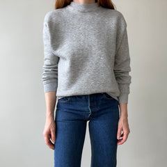 1980s Blank Gray Sweatshirt