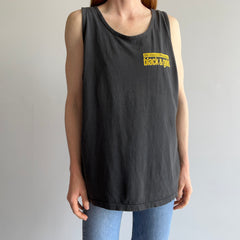 1980s Benson & Hedges Black & Gold Tank Top - There's a backside