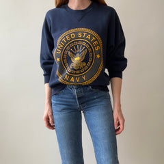 1990/2000s United States Navy Sweatshirt - Front and Back