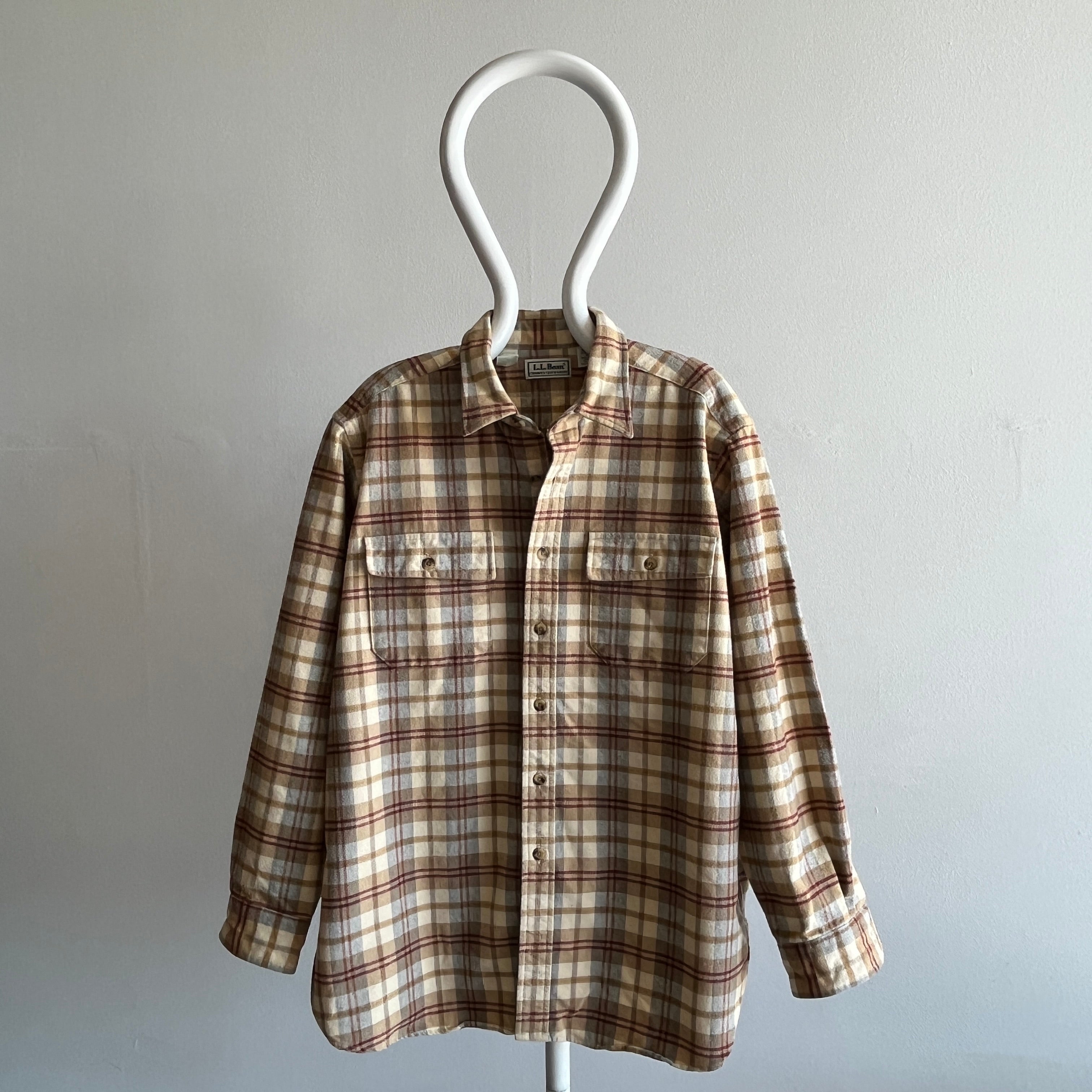 1990s USA Made L.L. Bean Cotton Flannel