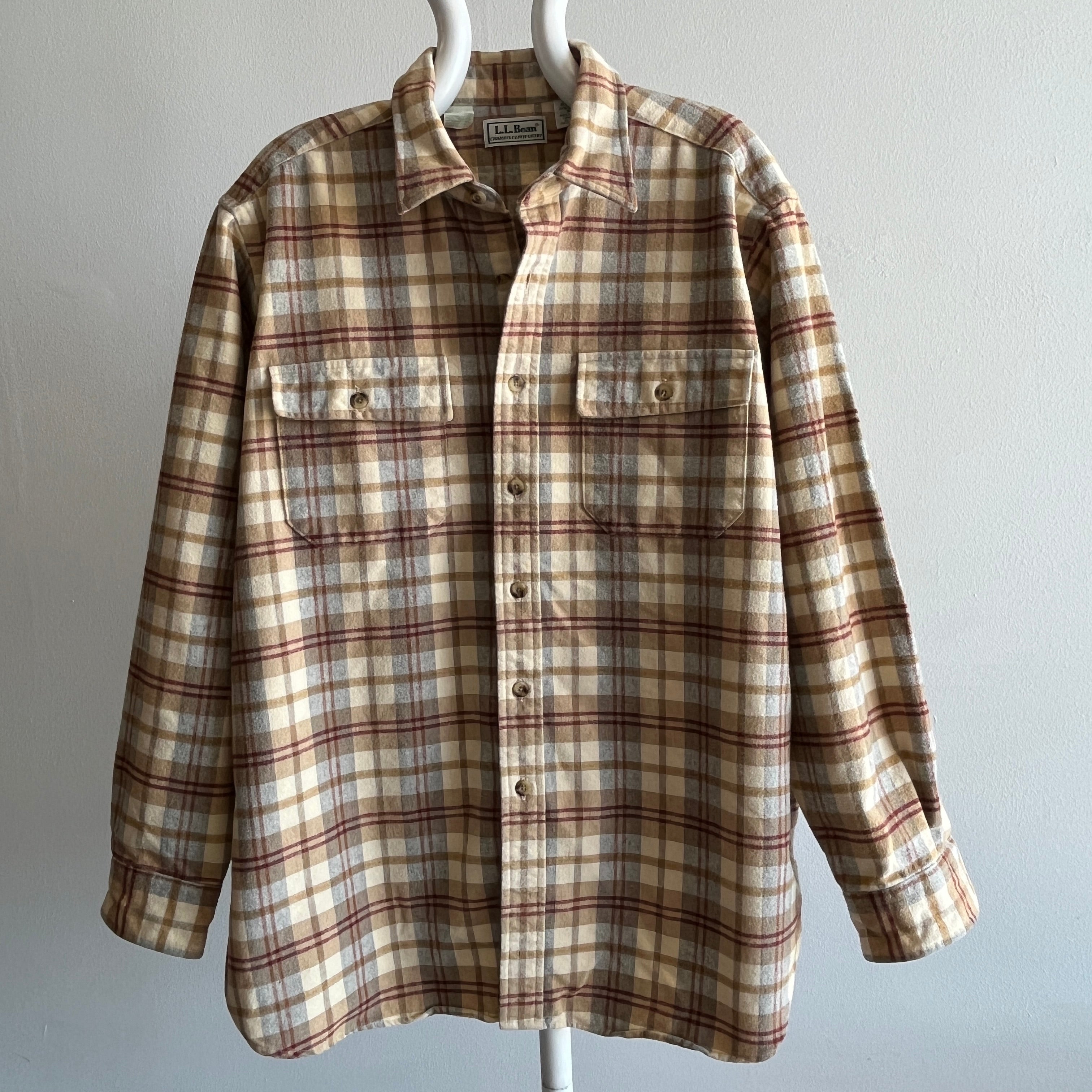 1990s USA Made L.L. Bean Cotton Flannel