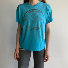 1988 Jasper, Minnesota Centennial Thin and Slouchy Single Stitch T-Shirt with a Cute Little Fellow