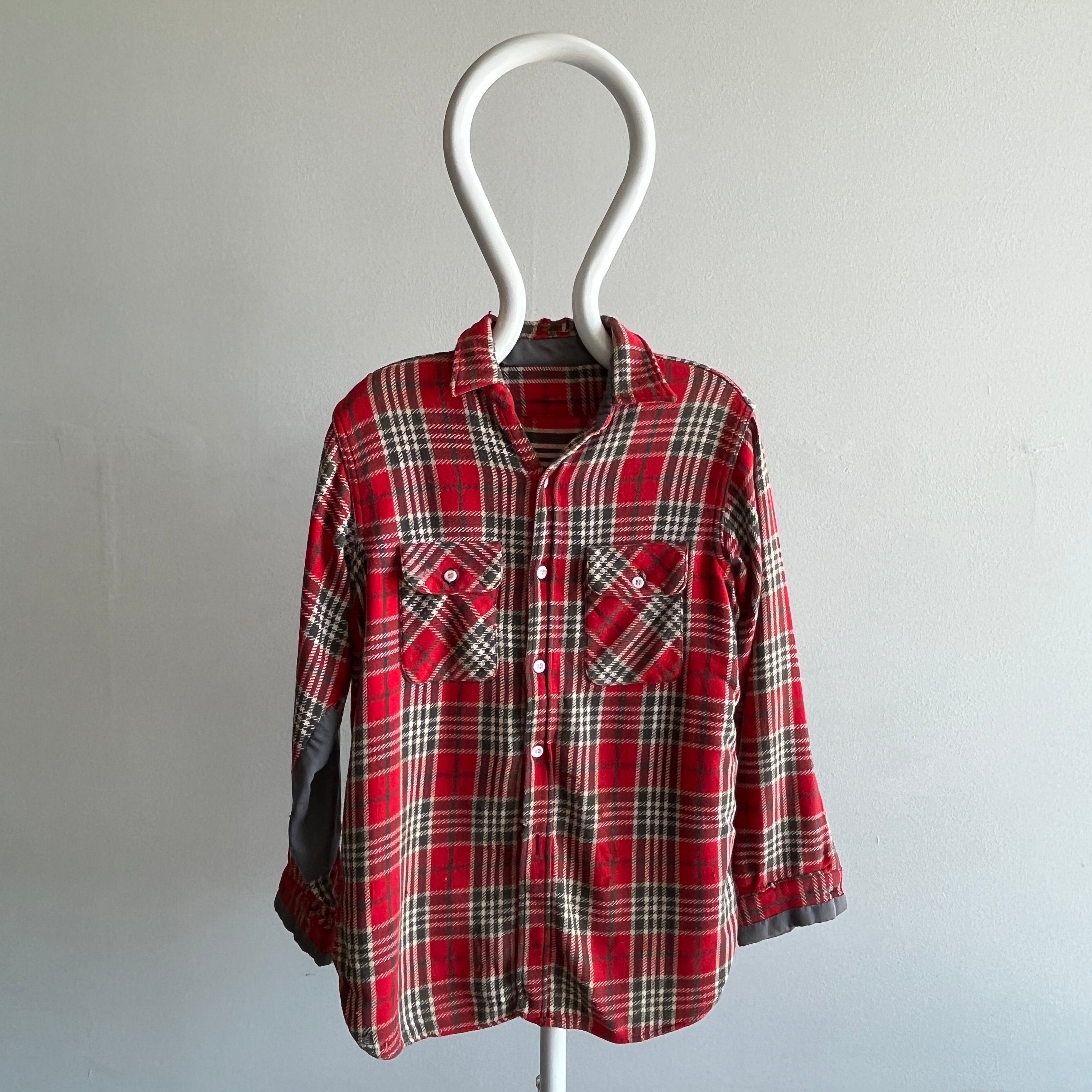 1970s Thrashed and Mended and Thrashed Some More Super Soft Flannel