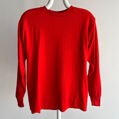 1970/80s Hunderwear by Browning Vibrant Orange/Red Long John's Super Soft Shirt