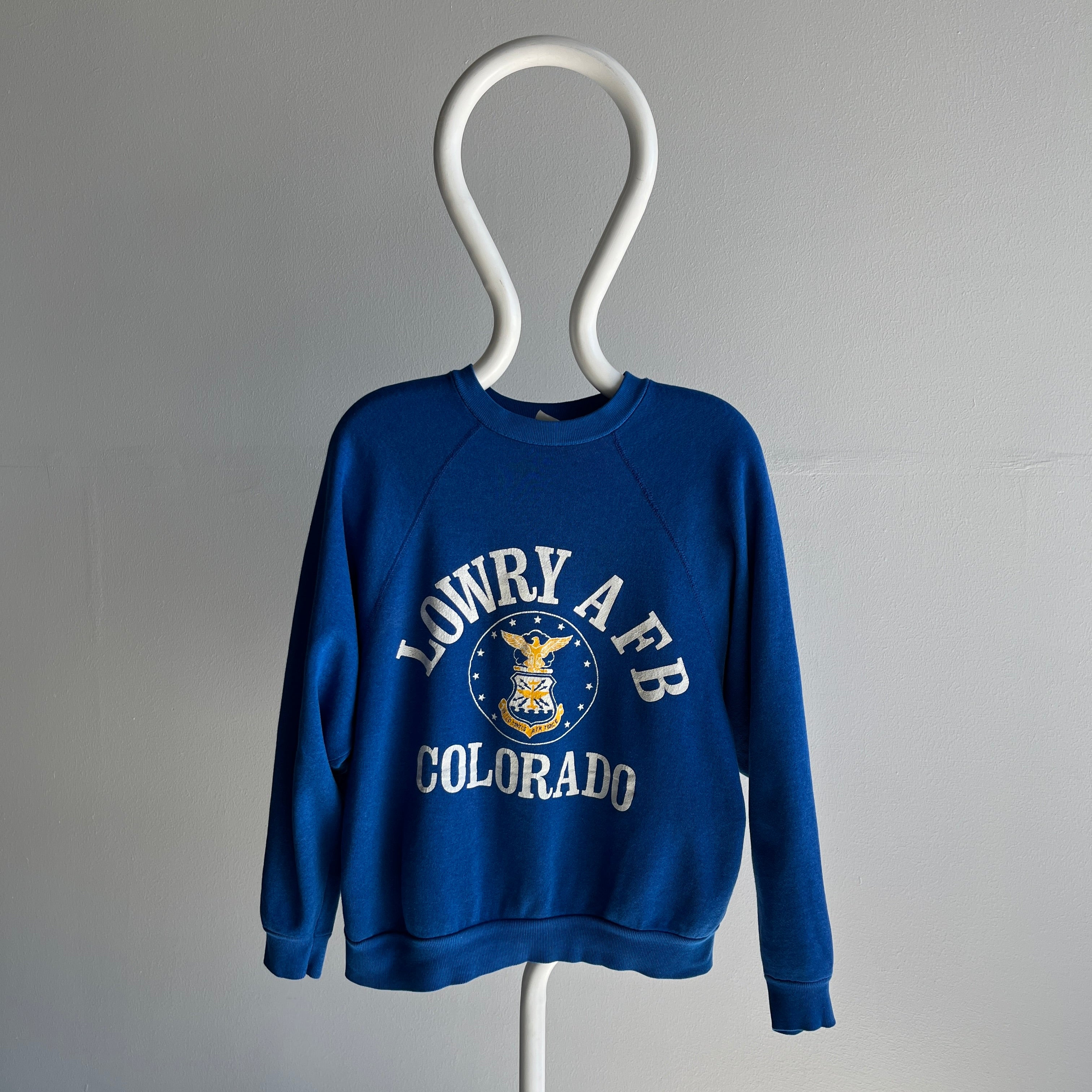 1980s Lowry AFB Colorado US Air Force Sweatshirt by Artex