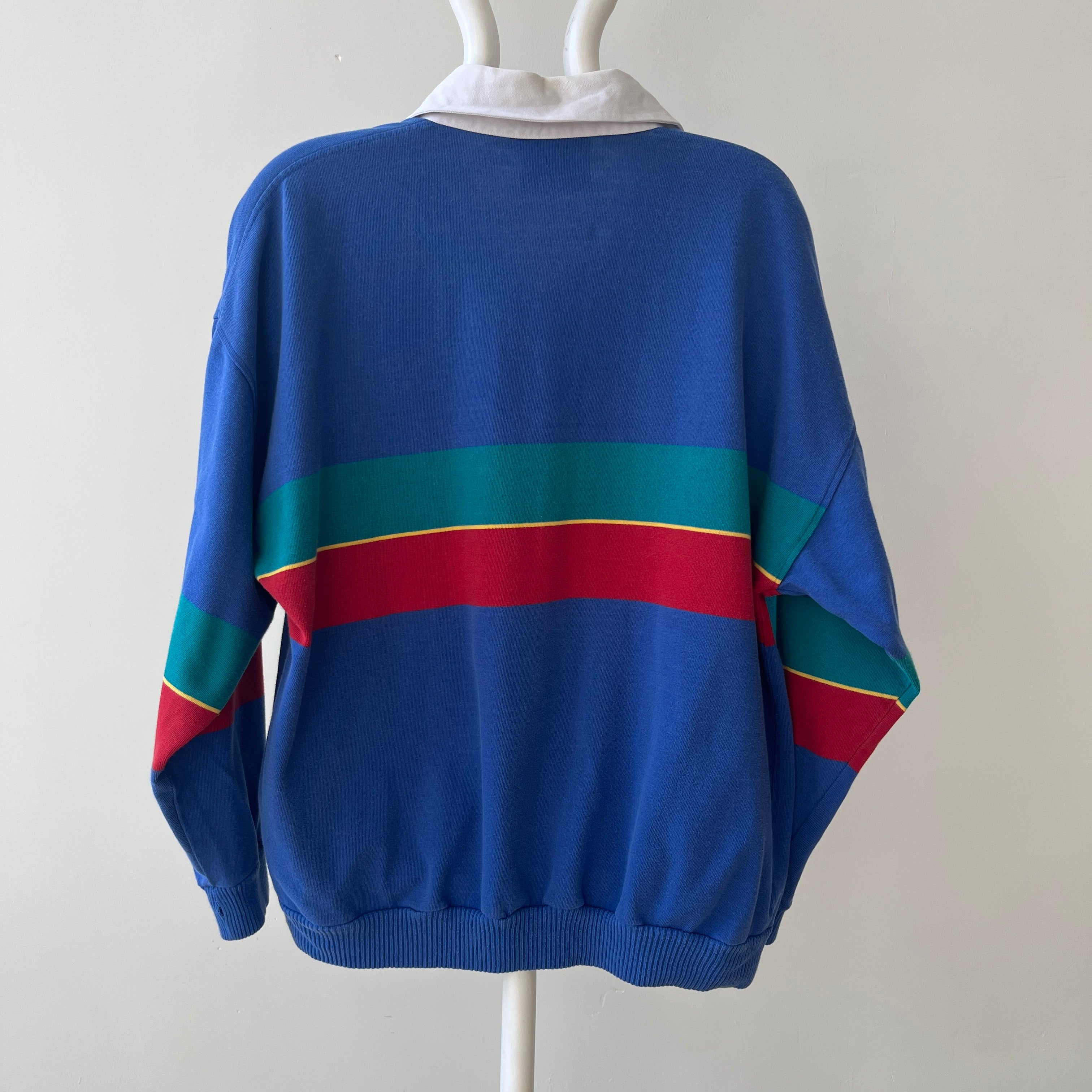 1980s Sweatshirt Style Rugby Shirt - Don’t make me keep this