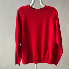 1980s Perfect Red Raglan Sweatshirt