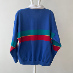 1980s Sweatshirt Style Rugby Shirt - Don’t make me keep this