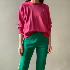 1980s Blank Barbie Pink Raglan Sweatshirt