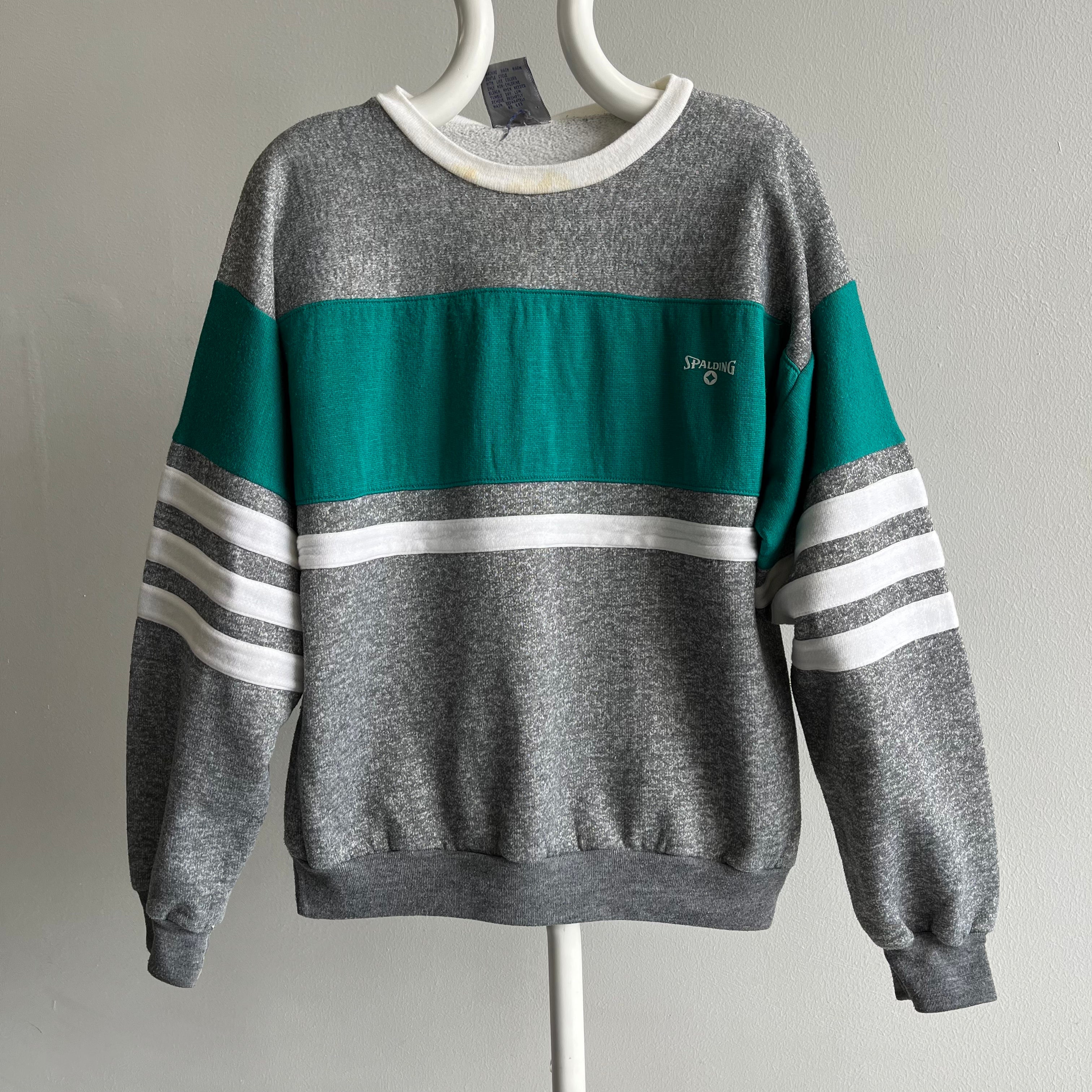 1980s Ultra Rad Spaulding Color Block Sweatshirt