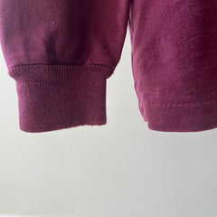 1980s/90s L.L. Bean Burgundy Rugby Shirt