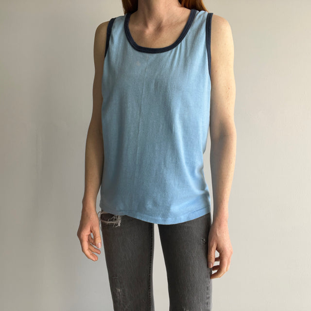 1970s Two Tone Tank Top