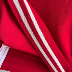 1970s Knit Knak Lovely Red Zip Up