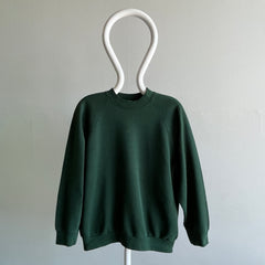 1980s FOTL Casual Wear Dark Forest Green Sweatshirt