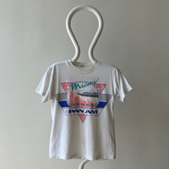 1980s Miami Pan Am T-Shirt - Collectible Front and Back