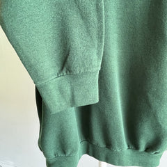 1980s FOTL Casual Wear Dark Forest Green Sweatshirt