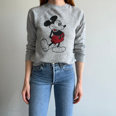 1970/80s Almost Pristine Mickey Raglan Sweatshirt - Collectible