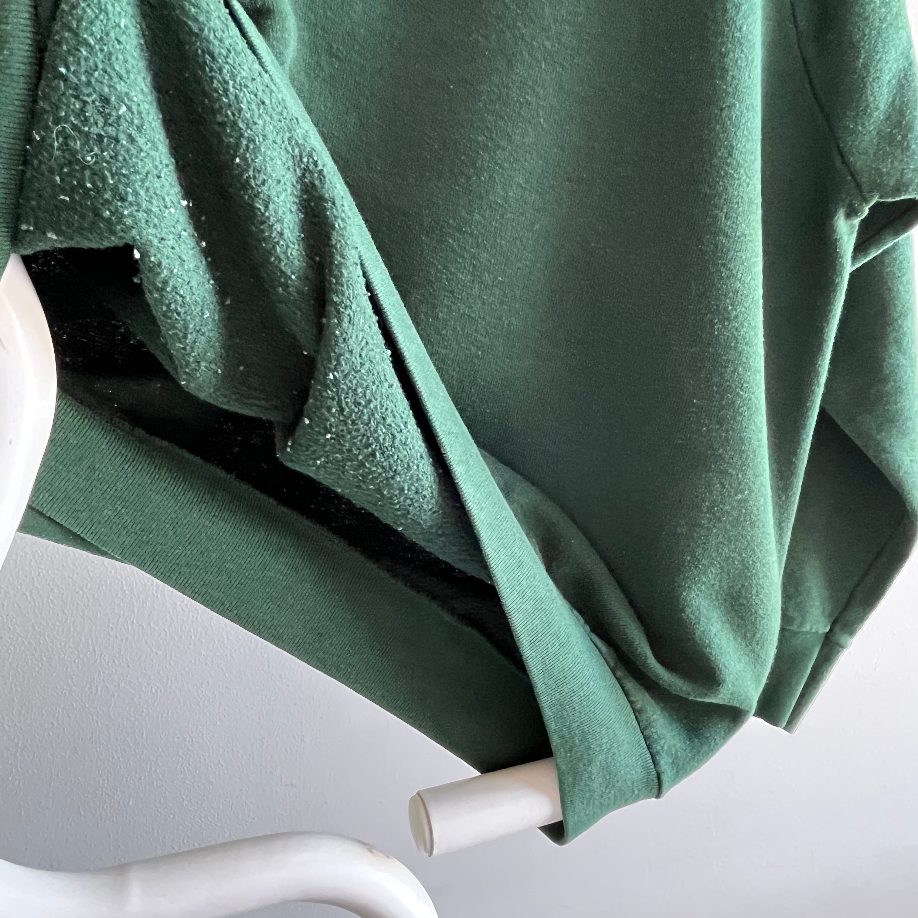 1980s FOTL Casual Wear Dark Forest Green Sweatshirt