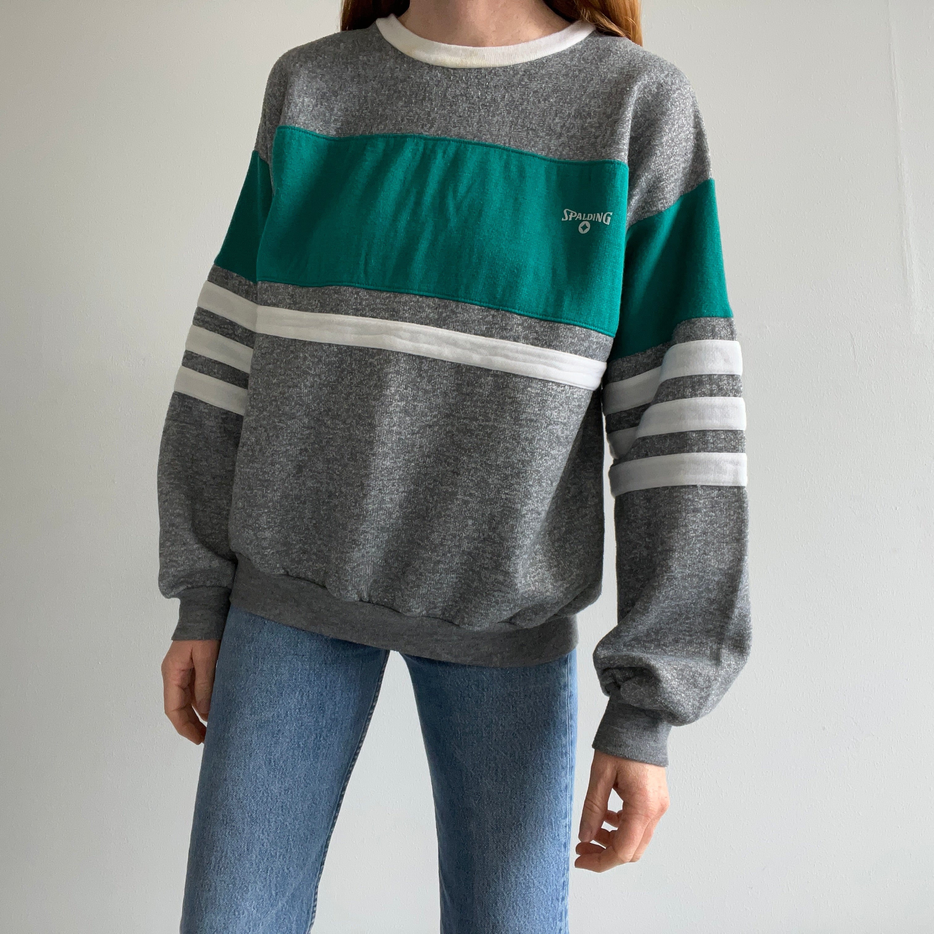 1980s Ultra Rad Spaulding Color Block Sweatshirt