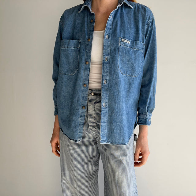 1990s Guess Jeans Super Cute Denim Shirt