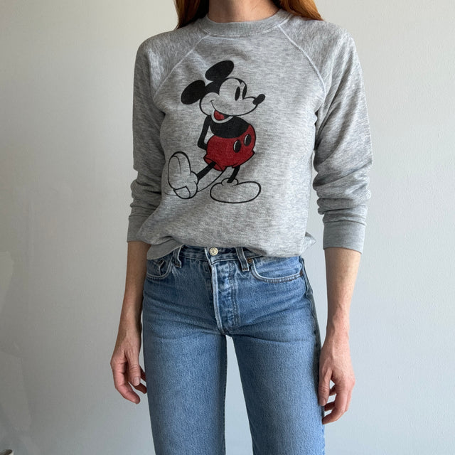 1970/80s Almost Pristine Mickey Raglan Sweatshirt - Collectible