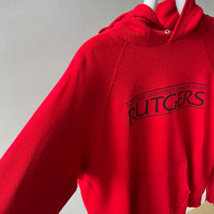 1980s Rutgers Pull Over Hoodie