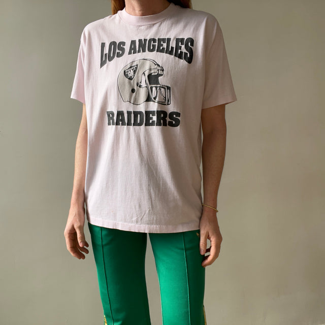 1990s Light Pink Los Angeles Raiders T Shirt