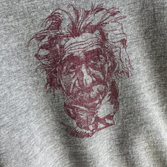 1980s Big Head Albert Einstein Vintage Sweatshirt by Jerzees/Russell - COLLECTIBLE