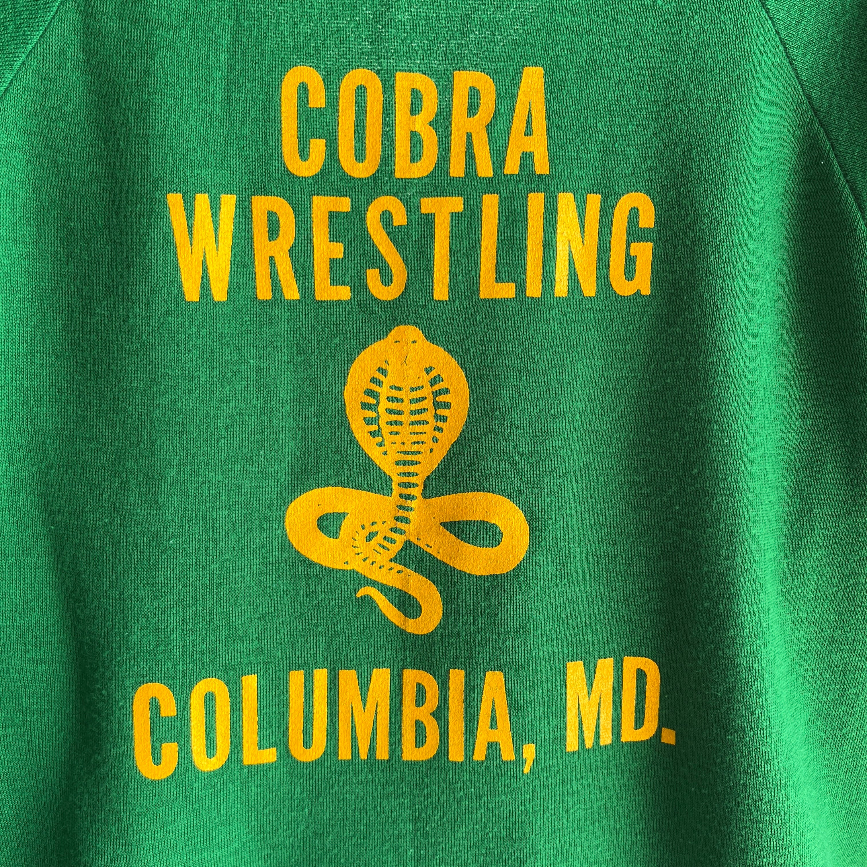 1970s Cobra Wrestling Columbia, Maryland Super Soft Zip Up - !!!!!!