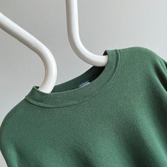 1980s Blank Dark Emerald Green Sweatshirt by Jerzees