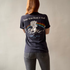 1976 Rainbow World Tour Front and Back T-Shirt - INCREDIBLE