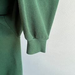 1980s Blank Dark Emerald Green Sweatshirt by Jerzees