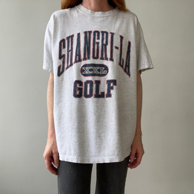1990s Grey Shangri-La Golf T Shirt