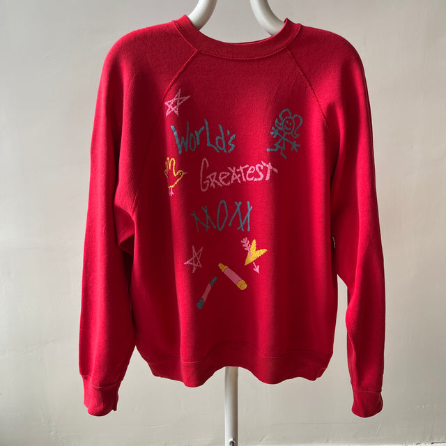 1980s World's Greatest Mom Sweatshirt