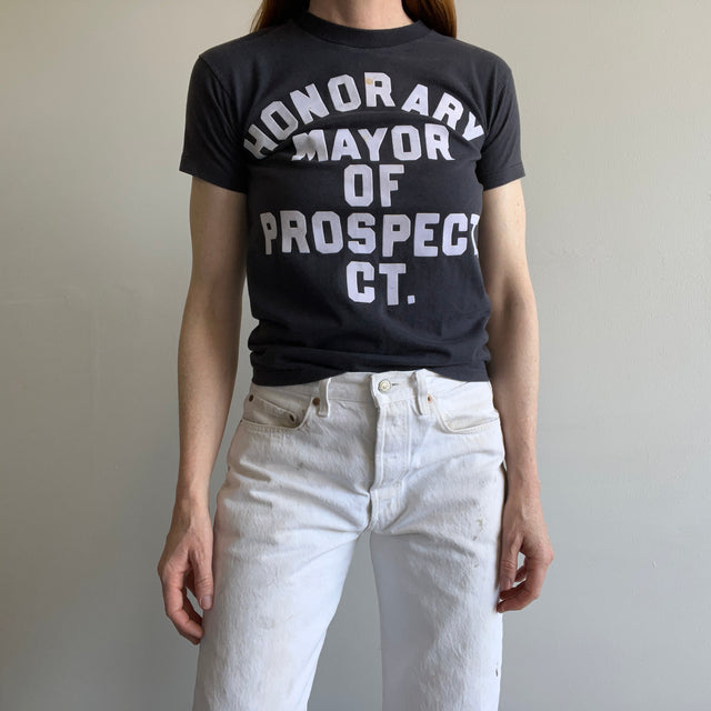1991 Honorary Mayor of Prospect, CT March 11, 1991 DIY T-Shirt