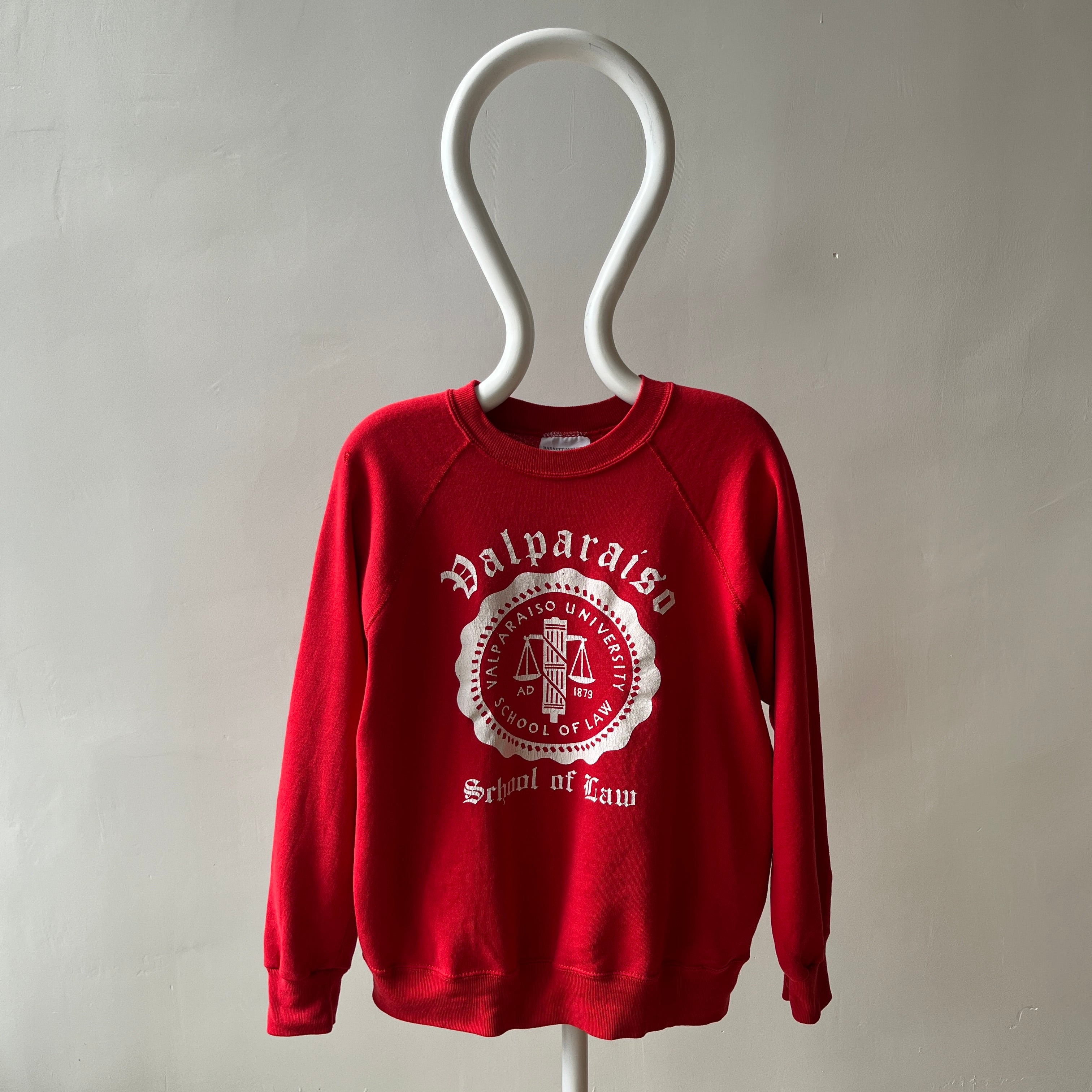 1980s Valparasio School of Law Beat Up Sweatshirt