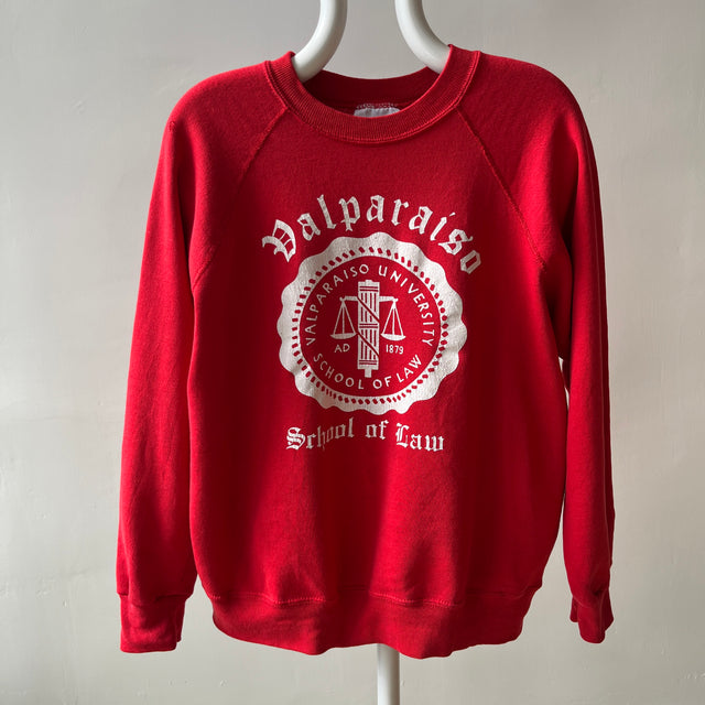 1980s Valparasio School of Law Beat Up Sweatshirt