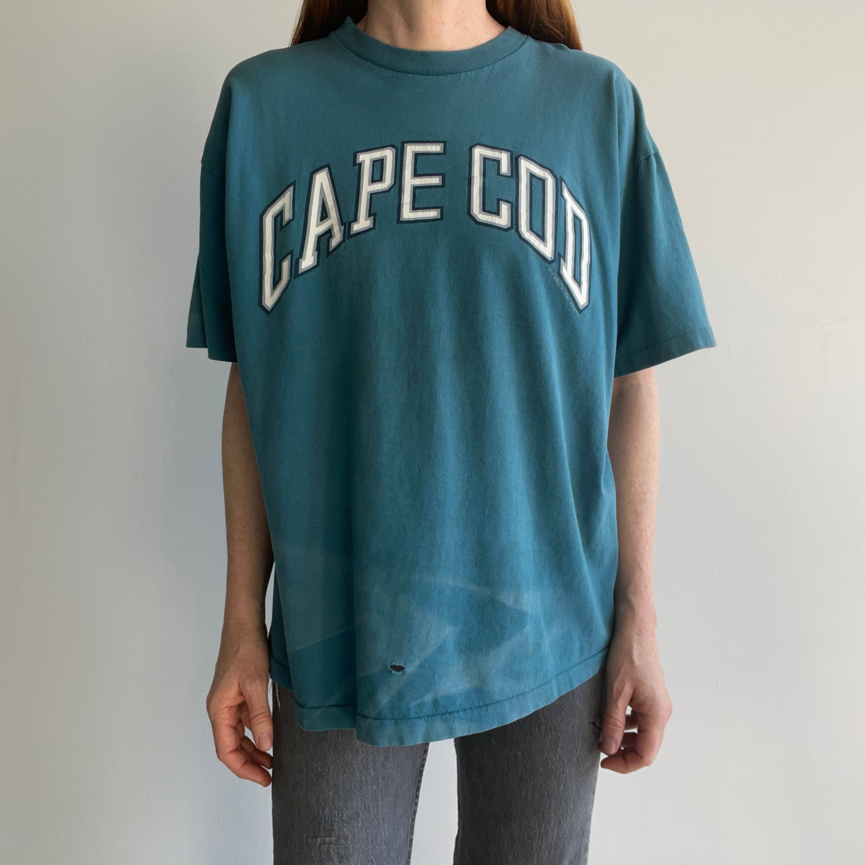 1990s Cape Cod Sun Faded Tourist T-Shirt