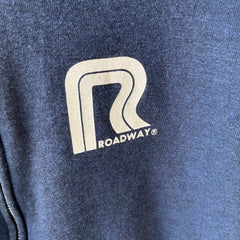 1980s Roadway Zip Up Hoodie Sweatshirt