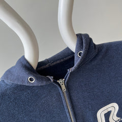 1980s Roadway Zip Up Hoodie Sweatshirt