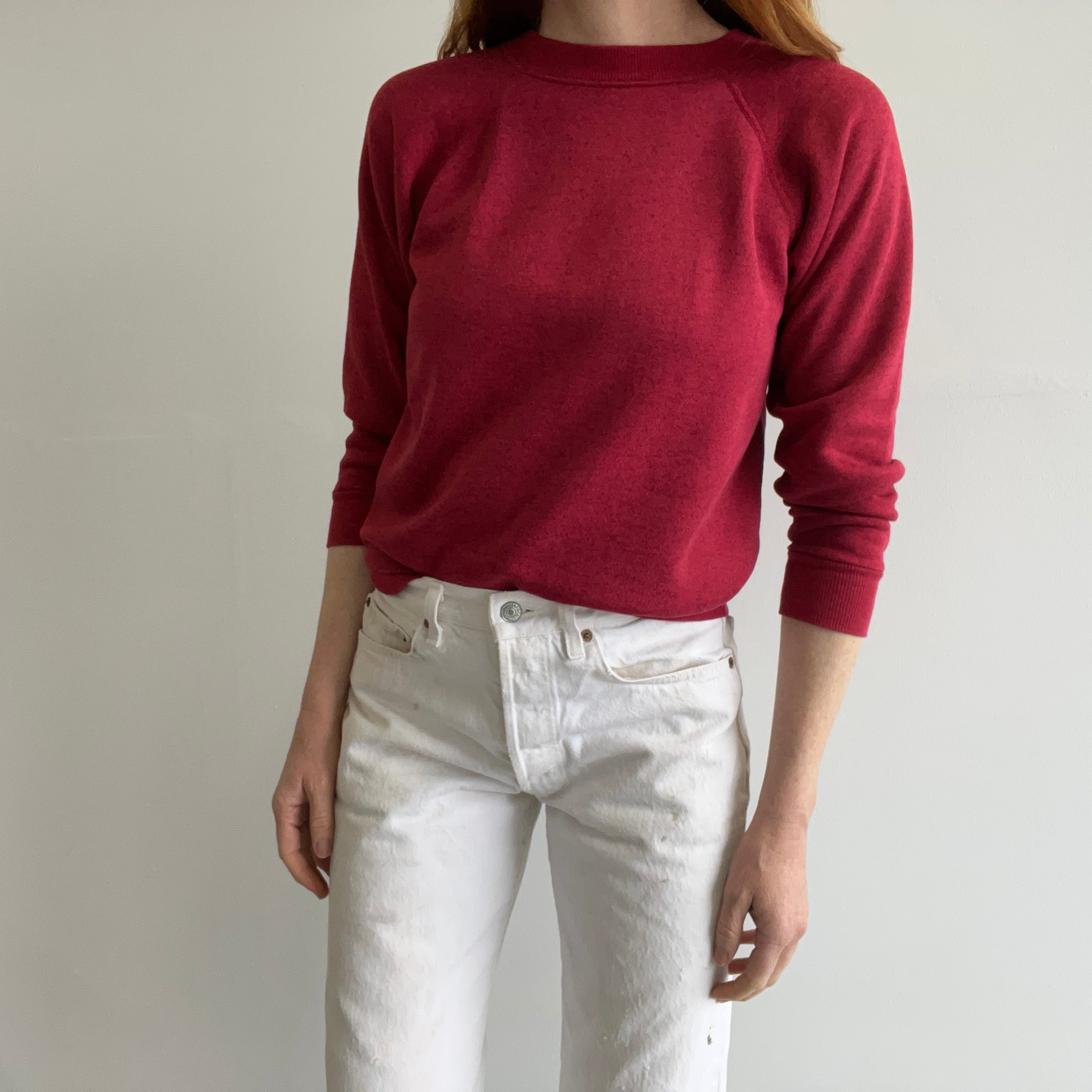 1980s Smaller Red Velvet Cake Raglan Sweatshirt by HHW